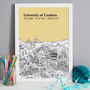 Personalised University Of Cumbria, Graduation Print, thumbnail 6 of 9
