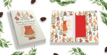 Beary Christmas Pack Of Ten Christmas Cards, 3 of 4