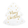 Christmas Tree Shaped Christmas Napkins X 20, thumbnail 2 of 5