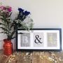 Recycled Wedding Anniversary Typography Print, thumbnail 2 of 4