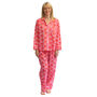 Cotton Pyjamas Magenta And Orange Jaipur Floral, thumbnail 1 of 4