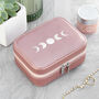 Metallic Pink Moon Phase Jewellery Case, thumbnail 1 of 9