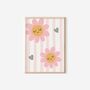 Girls Pastel Floral Affirmationwall Print Set For Bedroom Or Nursery, thumbnail 5 of 6