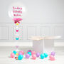 Personalised Butterfly Birthday Bubble Balloon, thumbnail 3 of 3