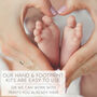 Personalised New Baby Footprint Sun Print, thumbnail 3 of 3