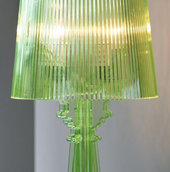 Acrylic Transparent Green Table Lamp, 2 of 5