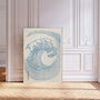 Japanese Wave And Sea Set Of Two Art Prints, thumbnail 2 of 3