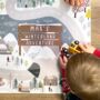 Personalised Children's Play Mat Winter Wonderland, thumbnail 2 of 3