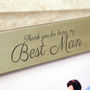 Personalised Best Man Photo Frame, thumbnail 2 of 5