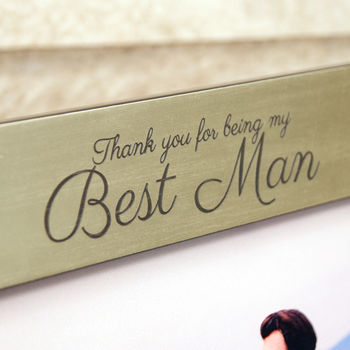 Personalised Best Man Photo Frame, 2 of 5