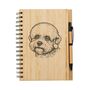 Personalised Dandie Dinmont Terrier Engraved Notebook And Pen Set, thumbnail 2 of 2