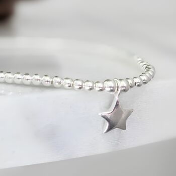 Sterling Silver Star Anklet, 3 of 7
