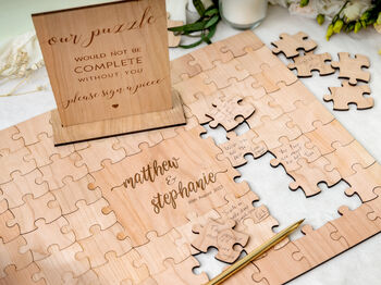 Wedding Puzzle Guest Book Alternative, 4 of 9