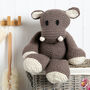 Giant Annie The Hippo Knitting Kit, thumbnail 1 of 9
