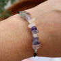 Focus And Balance Fluorite Adjustable Bracelet, thumbnail 1 of 4