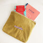 Personalised Zodiac Embroidery Make Up Pouch Bags, thumbnail 3 of 7