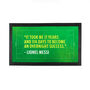 Personalised Football Quote Bar Mat, thumbnail 3 of 3