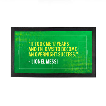 Personalised Football Quote Bar Mat, 3 of 3