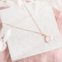 14 Kt Gold Filled Rose Quartz Necklace, thumbnail 4 of 6