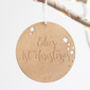 Personalised First Christmas Tree Ornament, thumbnail 1 of 4