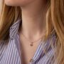 Teardrop Necklace Sterling Silver, thumbnail 1 of 4
