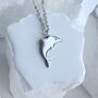 Silver Dolphin Pendant Necklace Gift, thumbnail 4 of 7