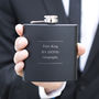 Graduation Personalised Name And Letters Hip Flask, thumbnail 2 of 7