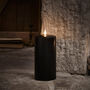 Tru Glow® Black LED Chapel Candle 20cm, thumbnail 1 of 2