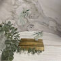 Botanical Personalised Acrylic Photo Snap Wedding Sign Clear, thumbnail 4 of 5