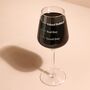 Personalised Measure Wine Glass, thumbnail 1 of 8