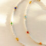 Multi Coloured Beaded Necklace, thumbnail 3 of 4