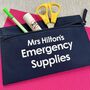 Personalised Emergency Supplies Teacher Pencil Case, thumbnail 3 of 3