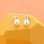 Simple Pearl Stud Earrings, thumbnail 1 of 2