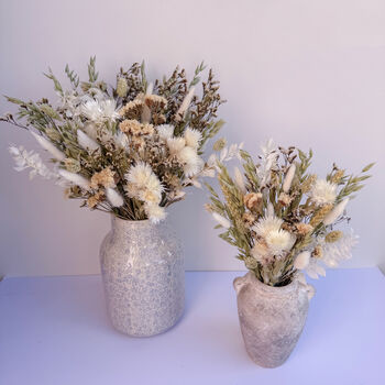 White Dried Wildflower Bouquet, 2 of 8