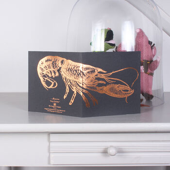 'Here Hare Here' Metallic Foiled Greeting Card, 4 of 6