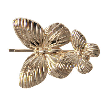 Gold Butterfly Hair Clips, 2 of 8