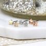 Triple Star Stud Earrings Set, thumbnail 1 of 3