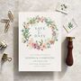 Blush Pink Roses And Greenery Wedding Invitation Suite, thumbnail 2 of 12