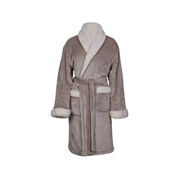 Personalised Sherpa Style Fleece Dressing Gown, 12 of 12