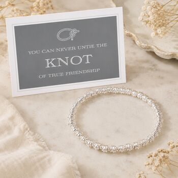 Knot Of Friendship Stretch Bracelet, 4 of 7