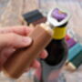 Leather Wrapped Bottle Opener Groomsmen Gift, thumbnail 2 of 5