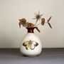 Small Ceramic Butterfly Bud Vase Brown, thumbnail 3 of 3