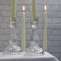 Pressed Glass Candlestick Two Sizes, thumbnail 6 of 9