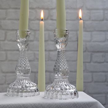 Pressed Glass Candlestick, 4 of 4