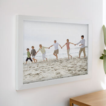 Personalised Photo Upload White Poster Frame, 3 of 5