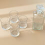 Glass Whiskey Decanter With Glasses Gift For Him, thumbnail 4 of 9