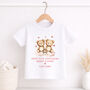 Personalised Anniversary Baby And Kids T Shirt, thumbnail 1 of 8