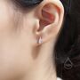 Sterling Silver Tiny Pine Tree Stud Earrings, thumbnail 5 of 11