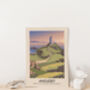 Anglesey Aonb Travel Poster Art Print, thumbnail 2 of 8