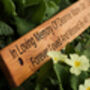 Wooden Engraved Memorial Bench Plaque, thumbnail 3 of 11